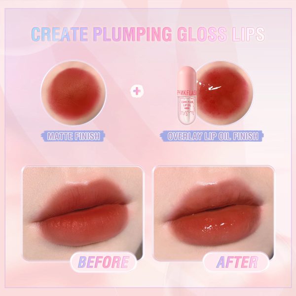 Pink Flash Care Plus Plumping Lip Oil